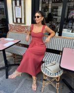 Vestido Midi Mila Terracota