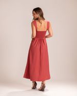 Vestido Midi Mila Terracota