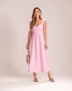 Vestido Midi Mila Rosa