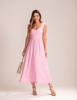 Vestido Midi Mila Rosa