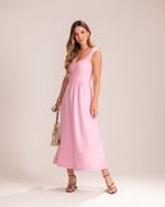 Vestido Midi Mila Rosa