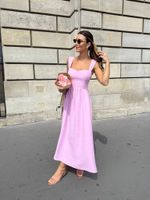 Vestido Midi Mila Rosa