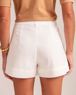 Short Linho Bia Off-White
