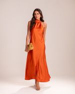Vestido Midi Lilly Terracota