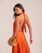 Vestido Midi Lilly Terracota