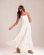 Vestido Longo Madison Off-White