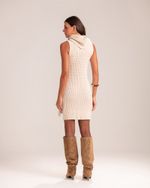 Vestido Tricô Pietra Areia