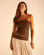 Kit Blusa Sem Alças Mônica (3 peças)