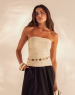 Kit Blusa Sem Alças Mônica (3 peças)