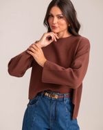 Blusa Tricô Nola Marrom