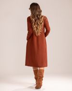Cardigan Tricô Laila Caramelo