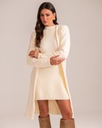 Cardigan Tricô Laila Off-White