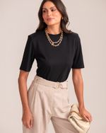 T-Shirt Ombreiras Preto