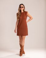 Vestido Tricô Laila Caramelo