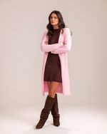 Cardigan Tricô Laila Rosa