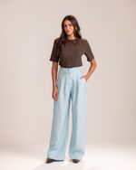 Calça Pantalona Betina Azul