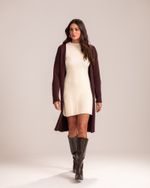 Cardigan Tricô Laila Burgundy