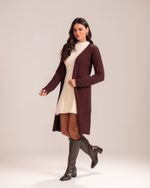 Cardigan Tricô Laila Burgundy