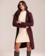 Cardigan Tricô Laila Burgundy