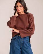 Blusa Tricô Nola Marrom