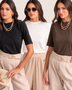 Kit T-Shirt Ombreiras (3 peças)