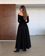 Vestido Midi Serena Preto