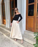 Vestido Midi Serena Bicolor