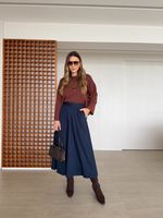 Blusa Tricô Nola Marrom