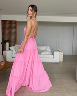 Vestido Longo Marion Rosa