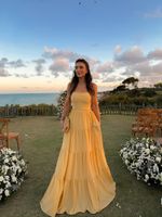 Vestido Longo Marion Amarelo