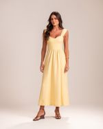 Vestido Midi Mila Amarelo