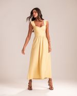 Vestido Midi Mila Amarelo