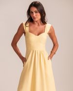 Vestido Midi Mila Amarelo