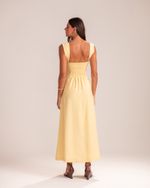 Vestido Midi Mila Amarelo