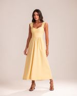 Vestido Midi Mila Amarelo