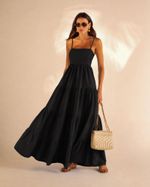 Vestido Longo Madison Preto