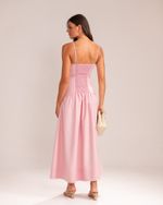 Vestido Midi Pamela Rosa