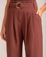 Calça Pantalona Betina Marrom