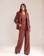 Calça Pantalona Betina Marrom
