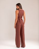 Calça Pantalona Betina Marrom