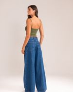 Calça Pantalona Jeans Cleo