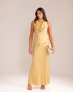 Saia Midi Felipa Cream