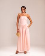 Vestido Midi Isa Rosa