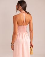 Vestido Midi Isa Rosa