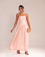Vestido Midi Isa Rosa