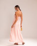 Vestido Midi Isa Rosa