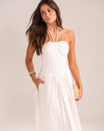 Vestido Midi Isa Off-White