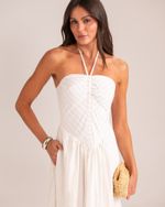 Vestido Midi Isa Off-White