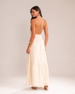 Vestido Midi Caterina Areia