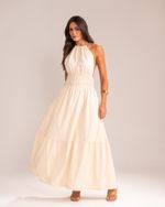 Vestido Midi Caterina Areia